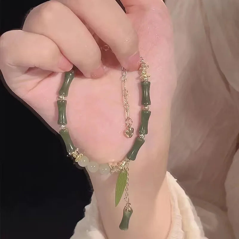 Emerald Whisper Charm Bracelet [Spirit and Rebel]