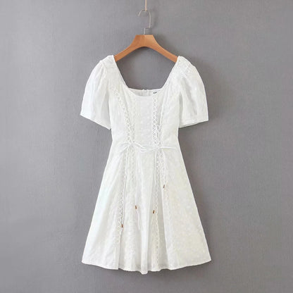 Embroidered Dream Corset Dress [Spirit and Rebel] White S 