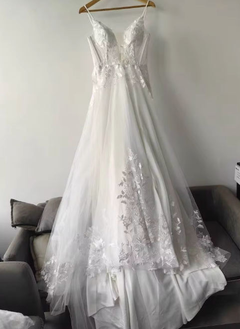 Fairytale Bloom A-Line Boho Wedding Dress [Spirit and Rebel]   