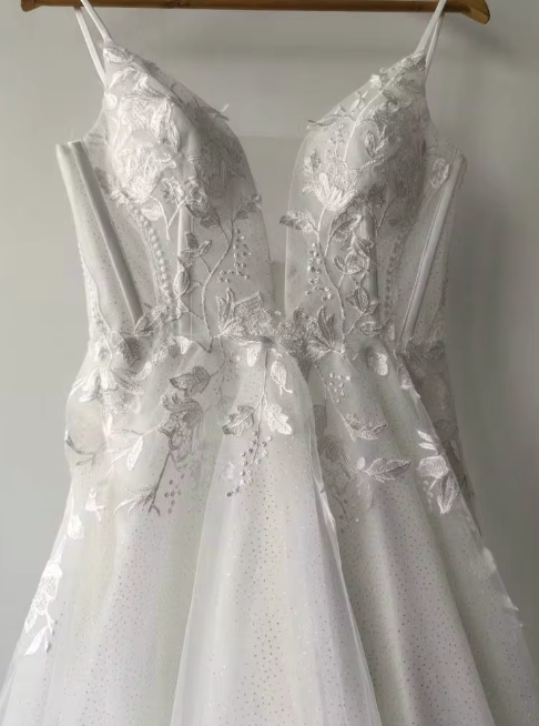 Fairytale Bloom A-Line Boho Wedding Dress [Spirit and Rebel]   