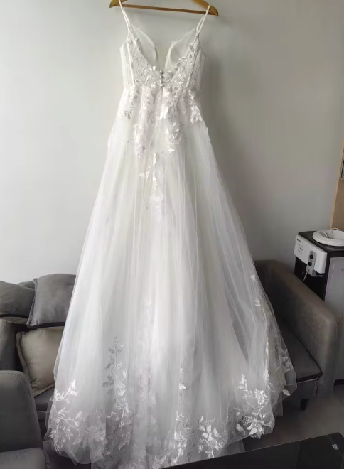 Fairytale Bloom A-Line Boho Wedding Dress [Spirit and Rebel]   