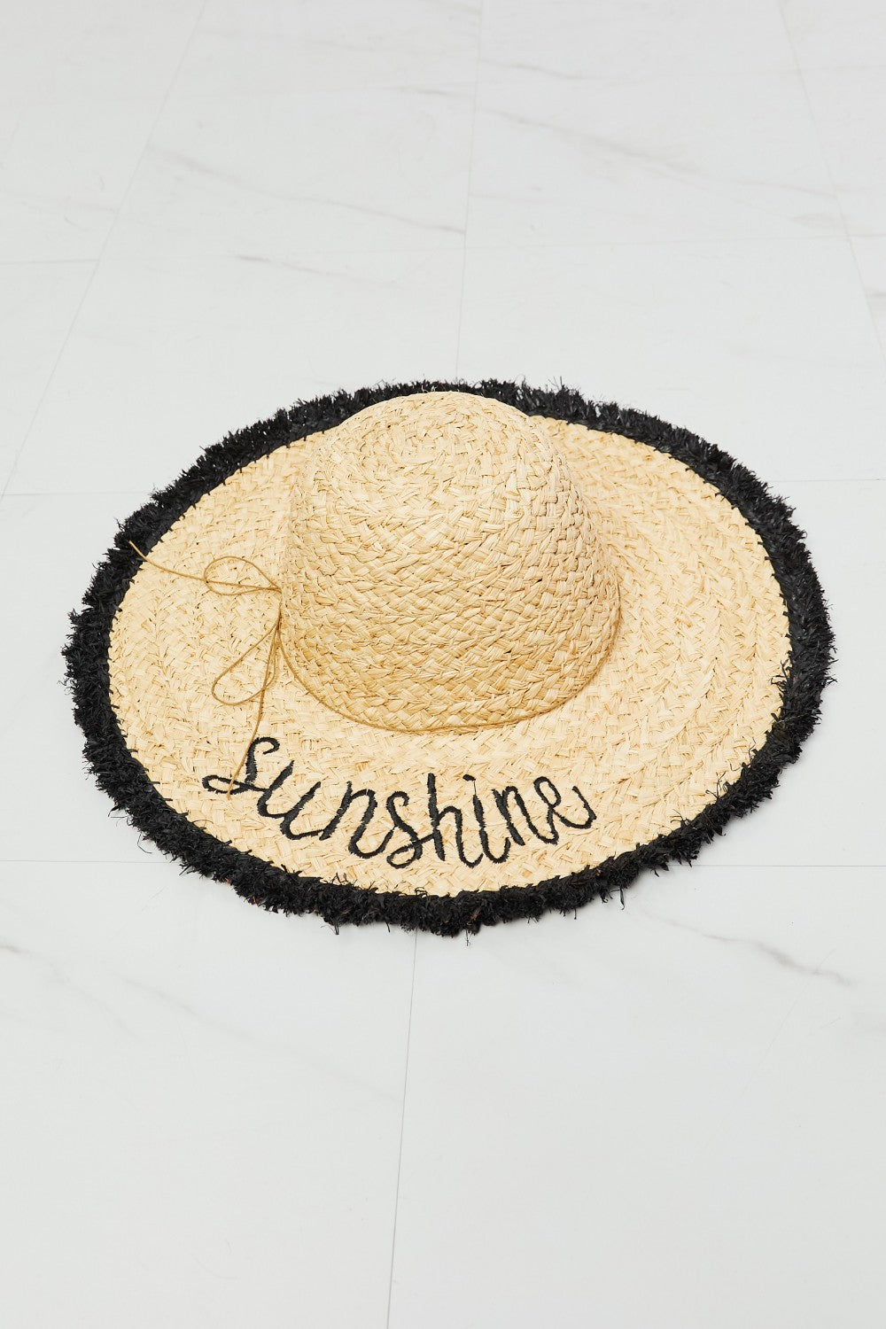 Fame Sunshine Straw Fringe Hat [Spirit and Rebel]