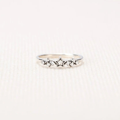 925 Sterling Silver Star Ring - Spirit and Rebel [Spirit and Rebel] Silver 6 