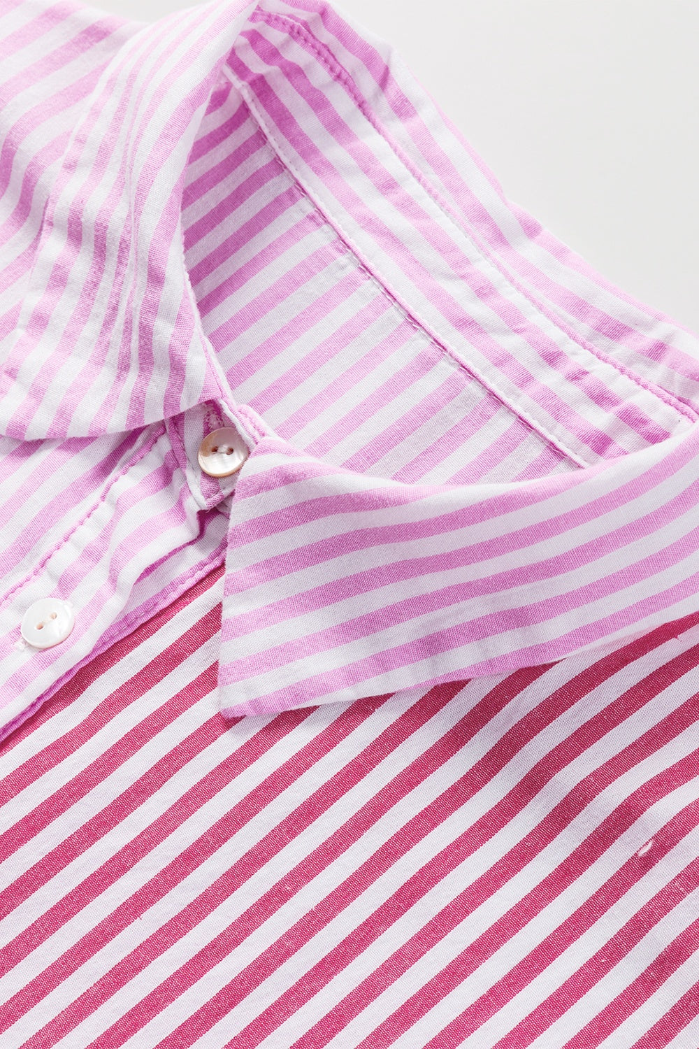 Striped Button Up Flounce Sleeve Shirt [Spirit and Rebel]   