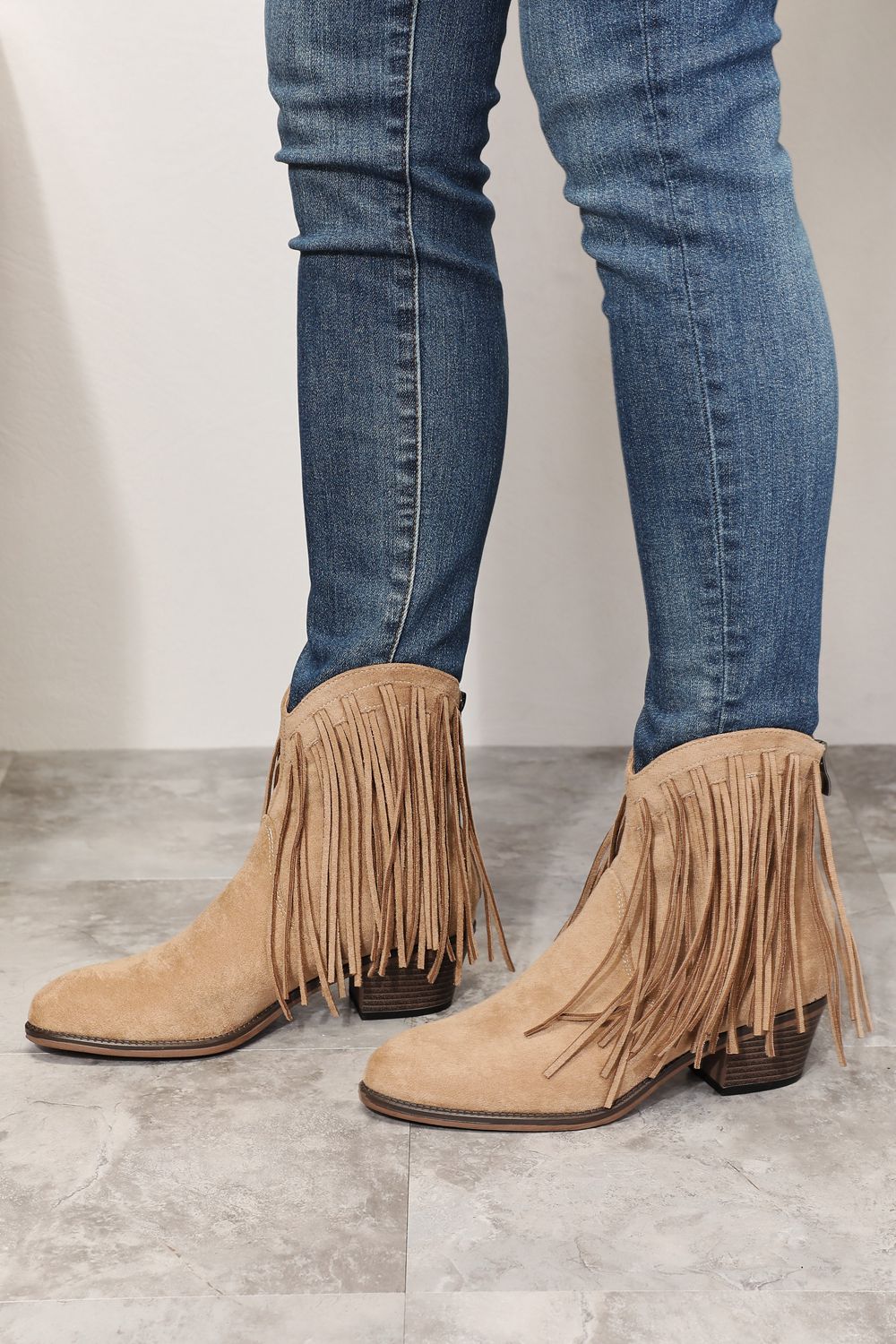 Legend Women's Fringe Cowboy Western Ankle Boots [Spirit and Rebel]   