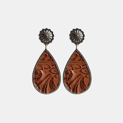 Alloy Teardrop Earrings [Spirit and Rebel]   