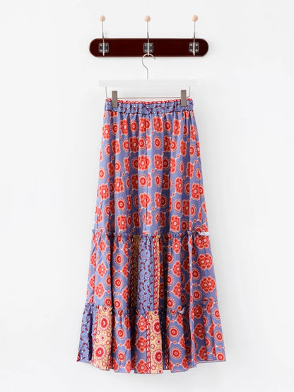 Free Spirit Wanderlust Boho Maxi Skirt [Spirit and Rebel]   