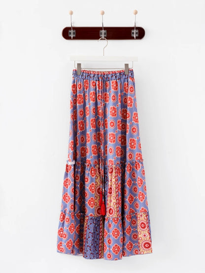 Free Spirit Wanderlust Boho Maxi Skirt [Spirit and Rebel]   