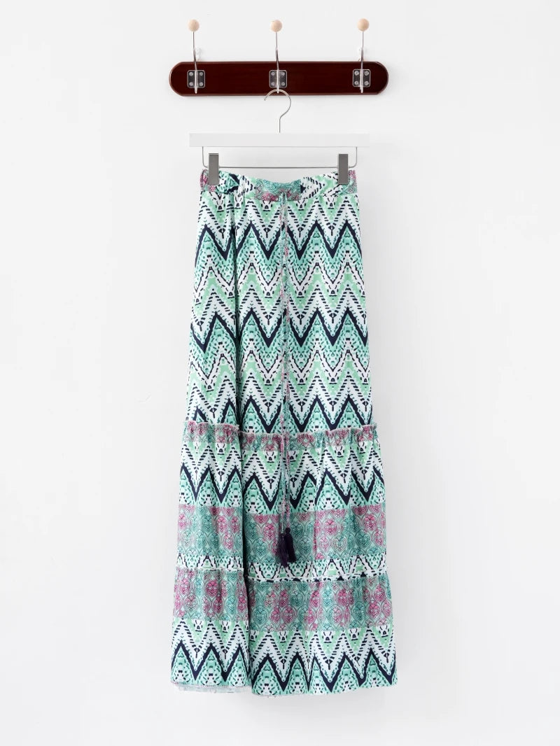 Free Spirit Wanderlust Boho Maxi Skirt [Spirit and Rebel]   