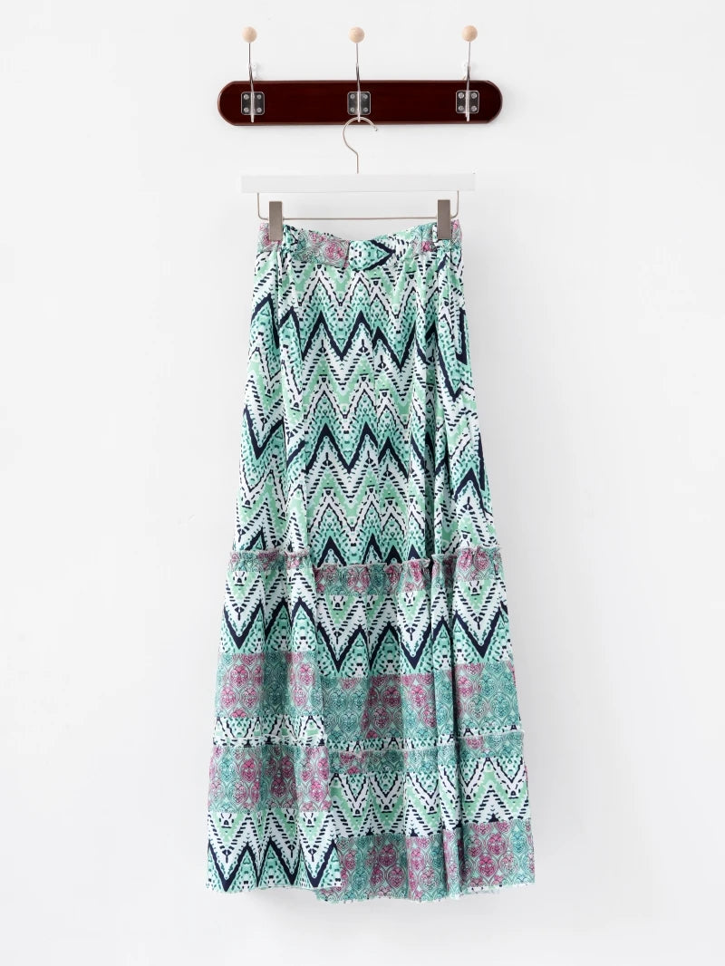 Free Spirit Wanderlust Boho Maxi Skirt [Spirit and Rebel]   