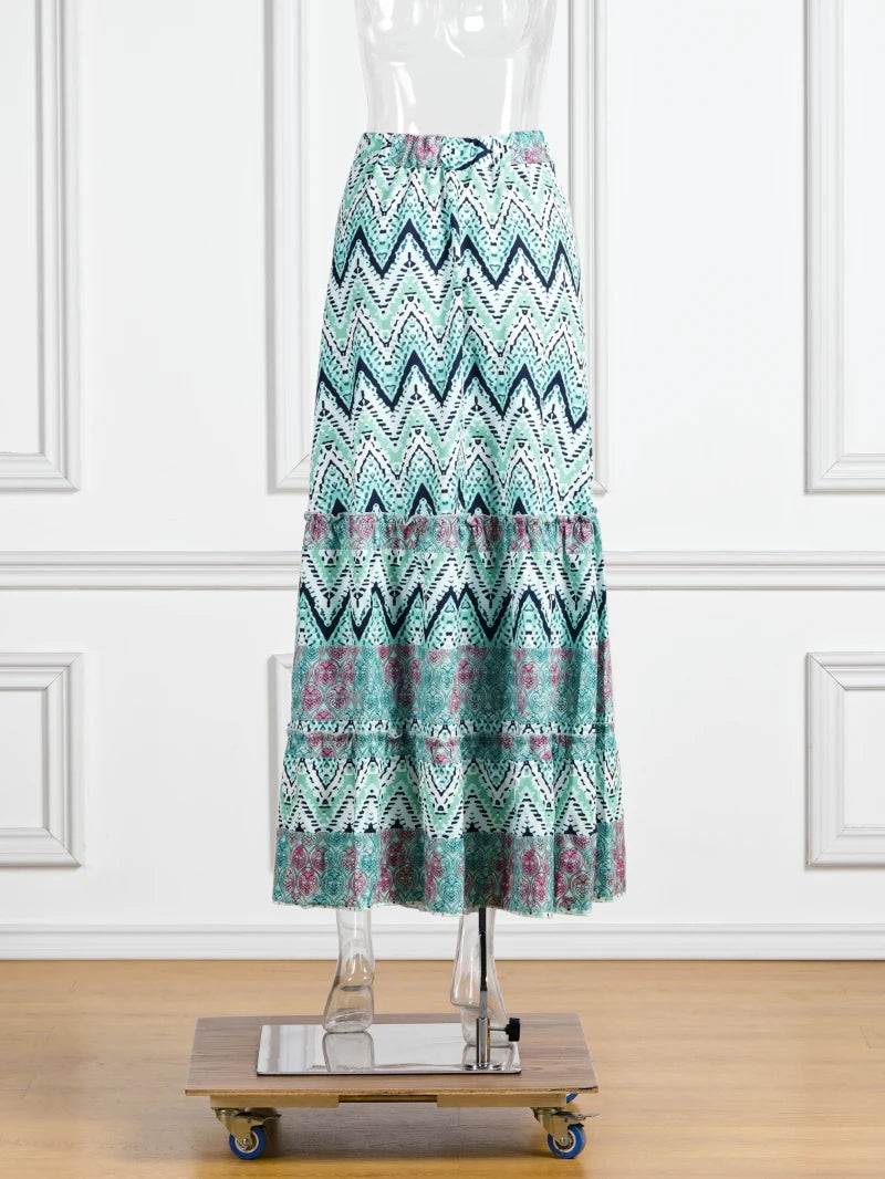 Free Spirit Wanderlust Boho Maxi Skirt [Spirit and Rebel]   