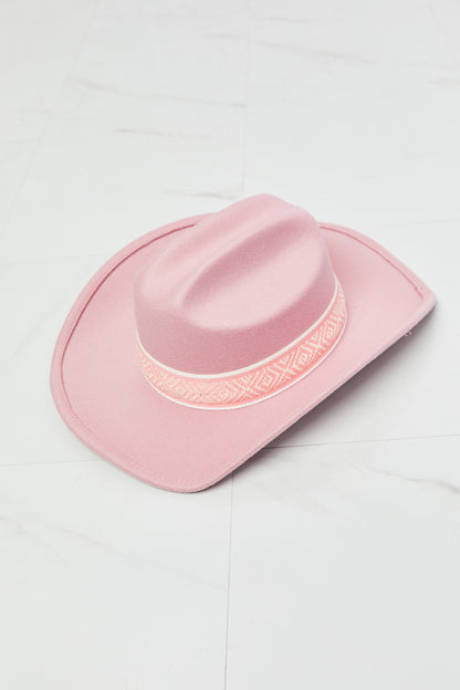 Fame Western Cutie Cowboy Hat in Pink [Spirit and Rebel]   