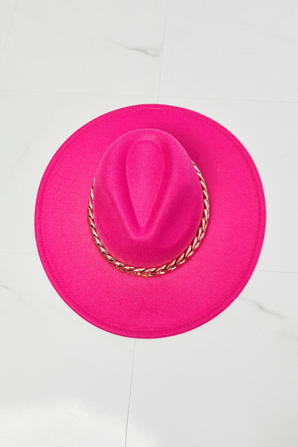 Fame Keep Your Promise Fedora Hat in Pink [Spirit and Rebel]