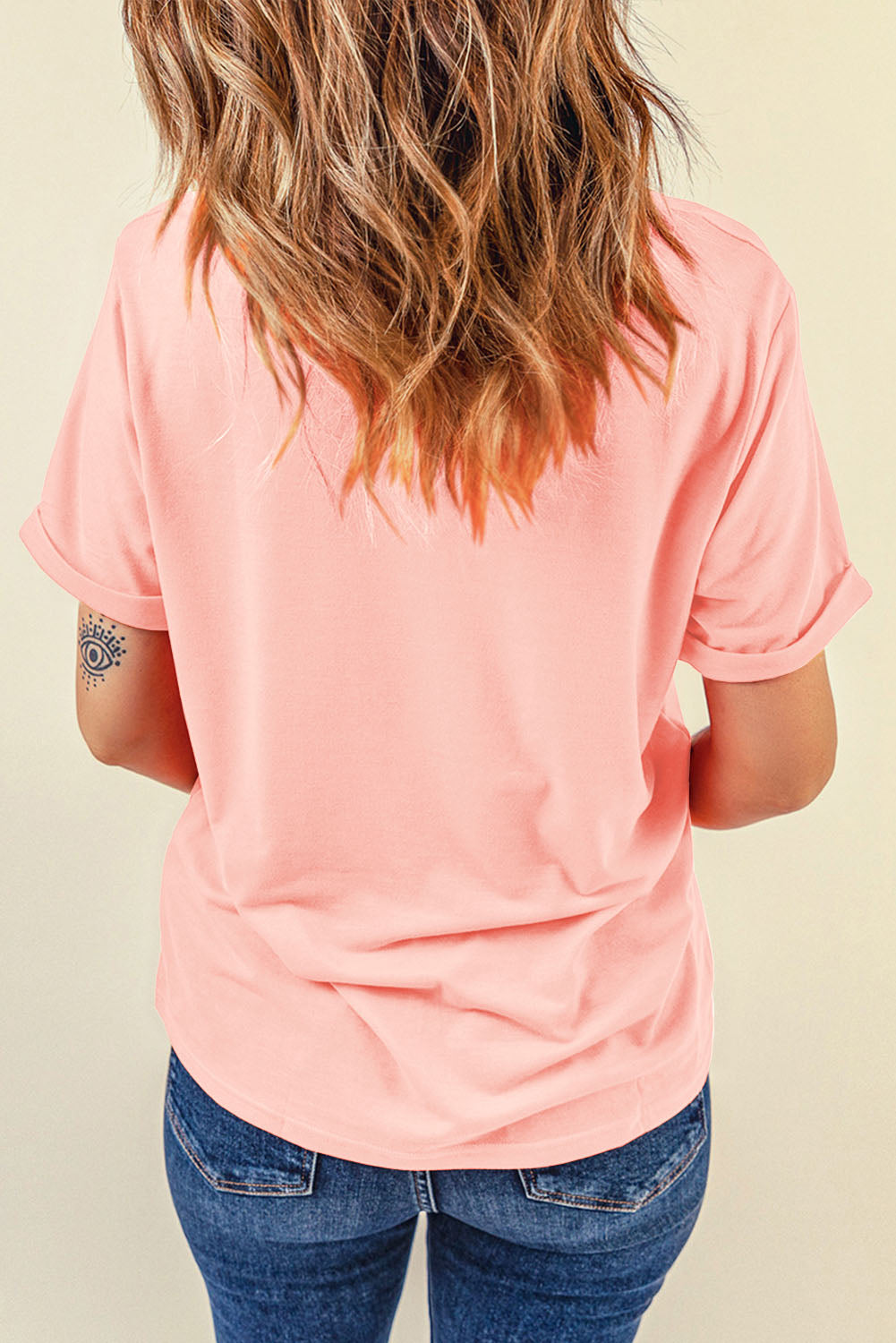 FOREVER CHASING SUNSETS Round Neck T-Boho Shirt - Spirit and Rebel [Spirit and Rebel]   