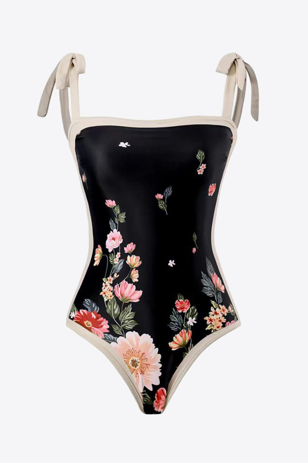 Floral Tie-Shoulder Two-Piece Swim Set [Spirit and Rebel]