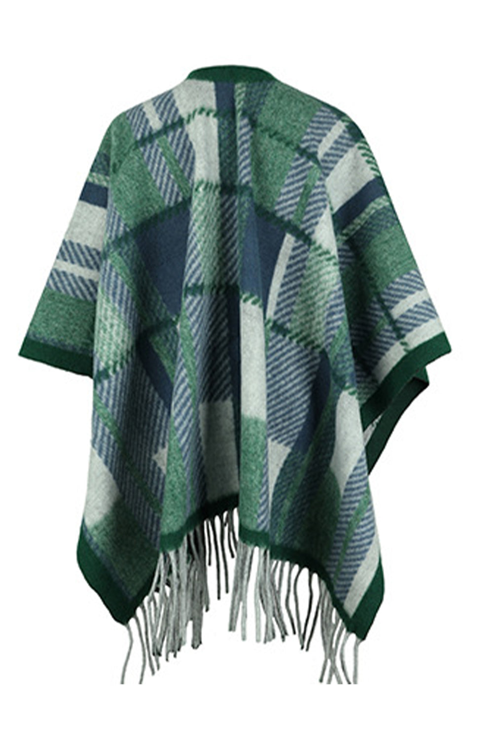 Cloak Sleeve Fringe Detail Poncho [Spirit and Rebel]   