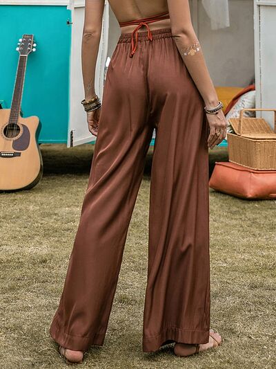 High Waist Wide Leg Pants [Spirit and Rebel]   