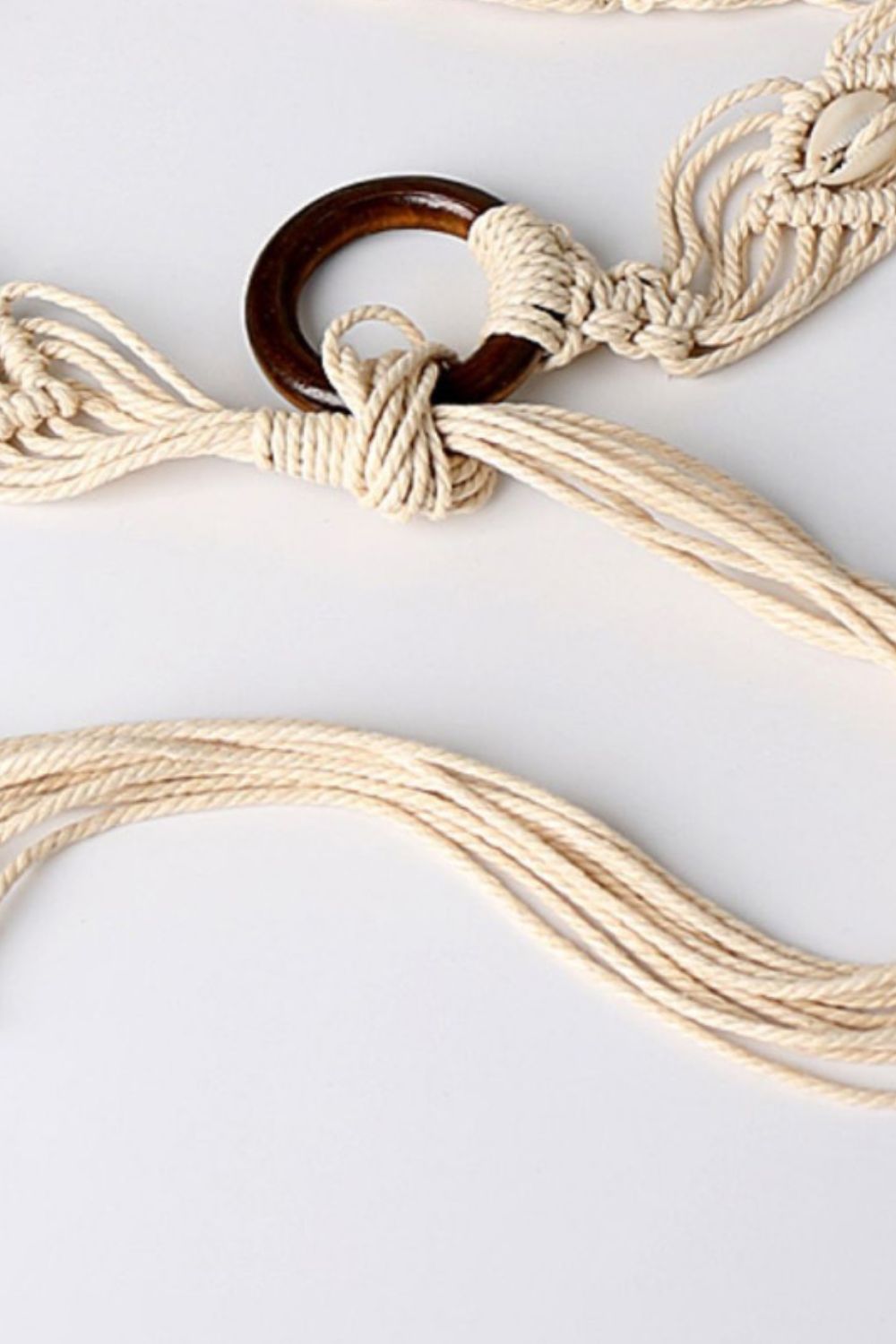 Bohemian Wood Ring Braid Belt [Spirit and Rebel]   