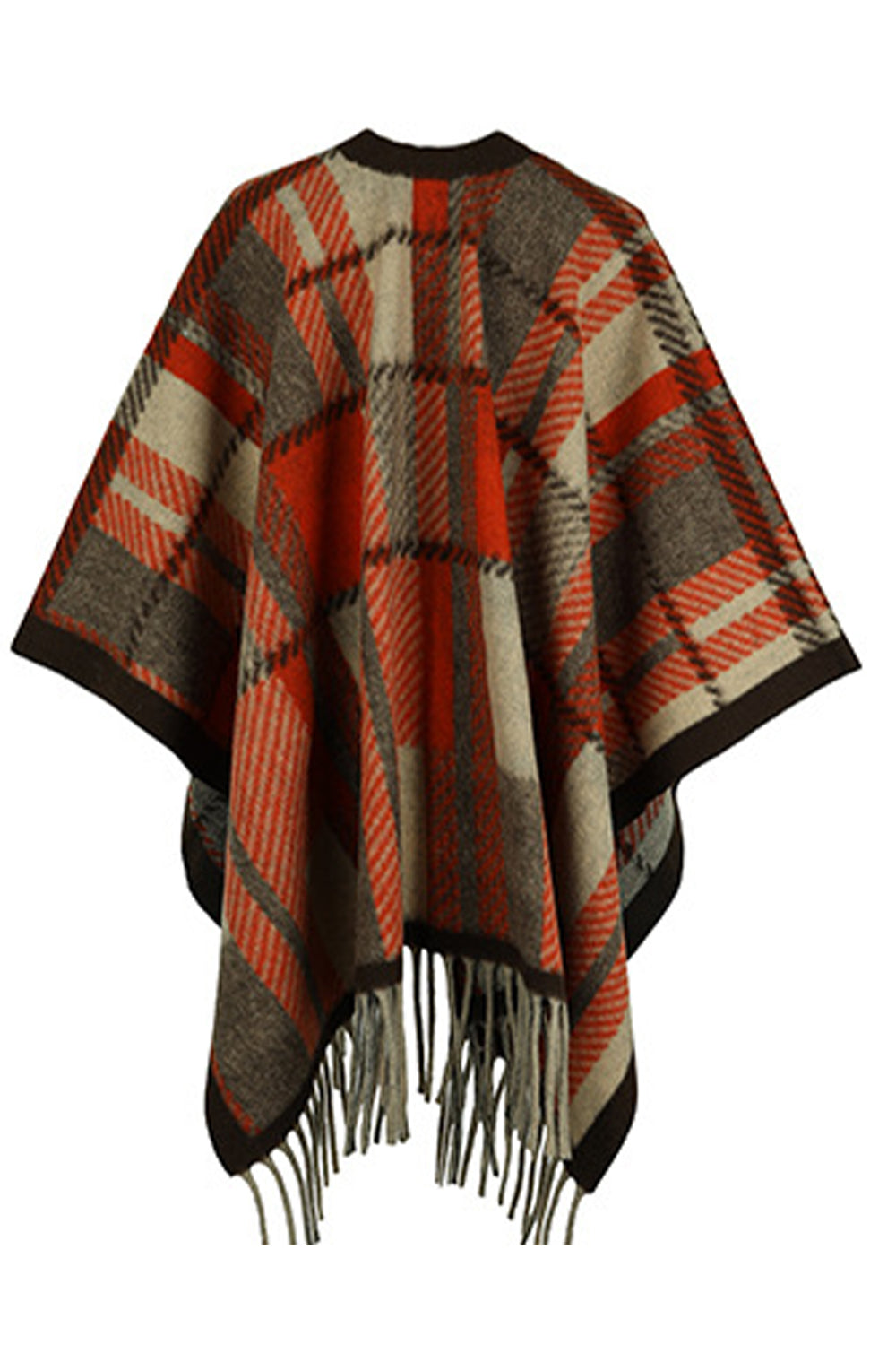 Cloak Sleeve Fringe Detail Poncho [Spirit and Rebel]   