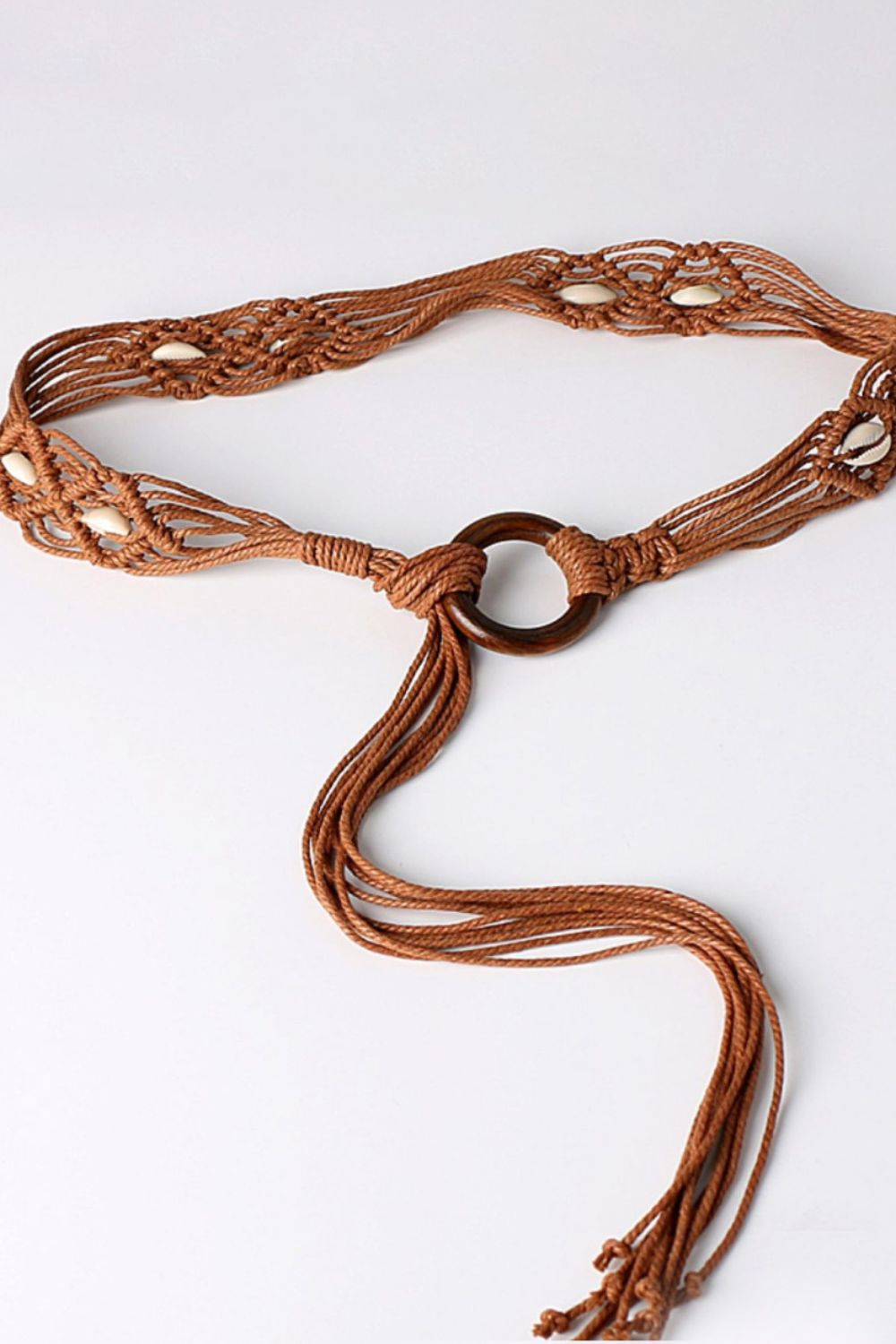 Bohemian Wood Ring Braid Belt [Spirit and Rebel]   