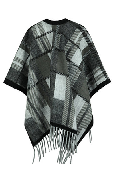 Cloak Sleeve Fringe Detail Poncho [Spirit and Rebel]   