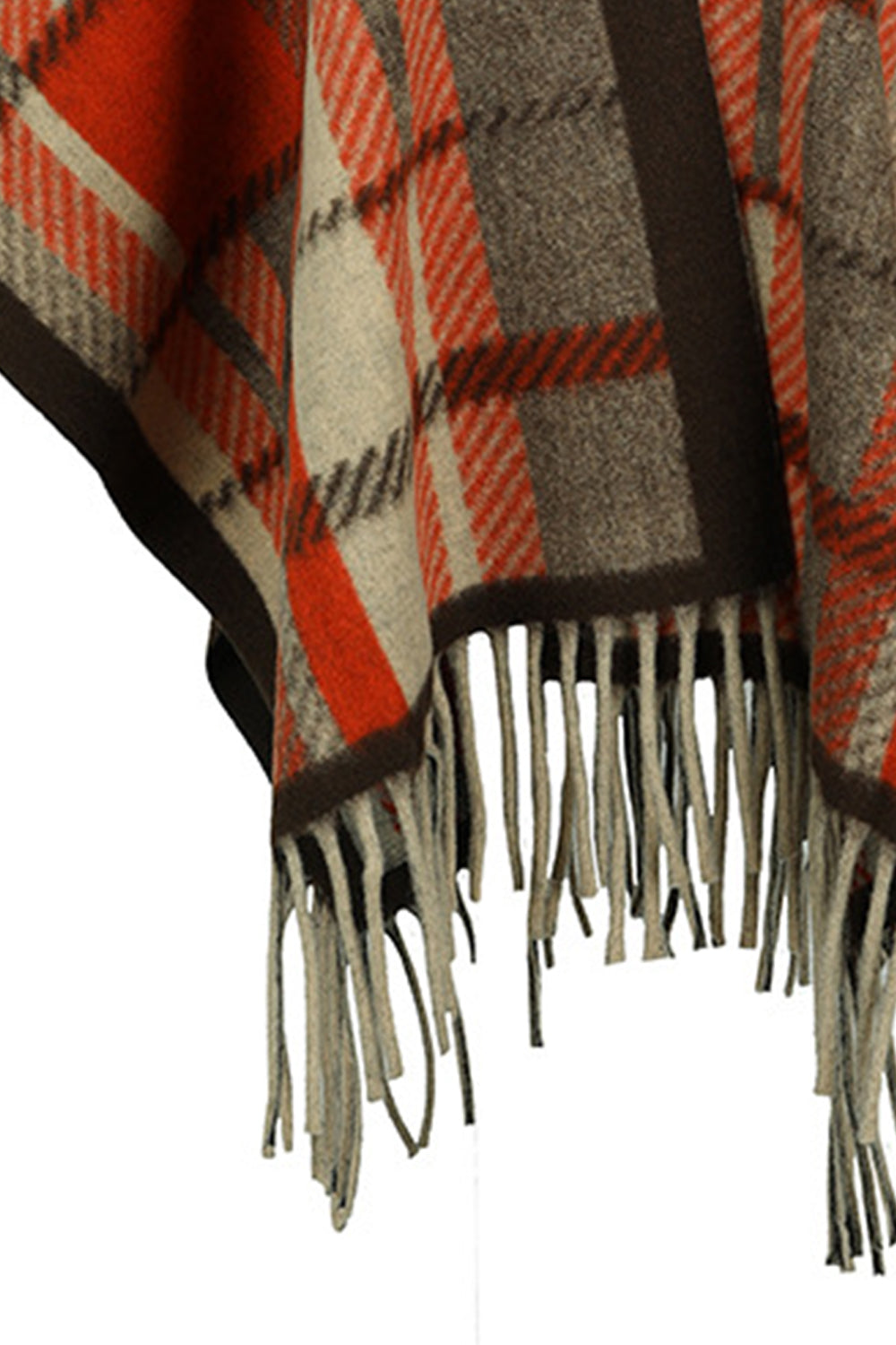 Cloak Sleeve Fringe Detail Poncho [Spirit and Rebel]   