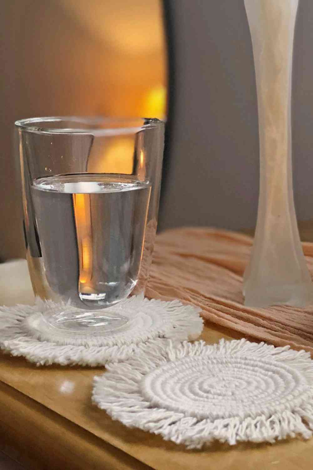 10" Macrame Round Cup Mat [Spirit and Rebel]   