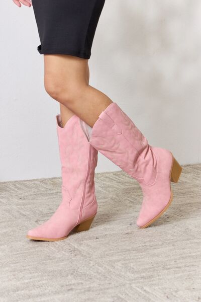 Boho Chic  Forever Link Knee High Cowboy Boots [Spirit and Rebel]   