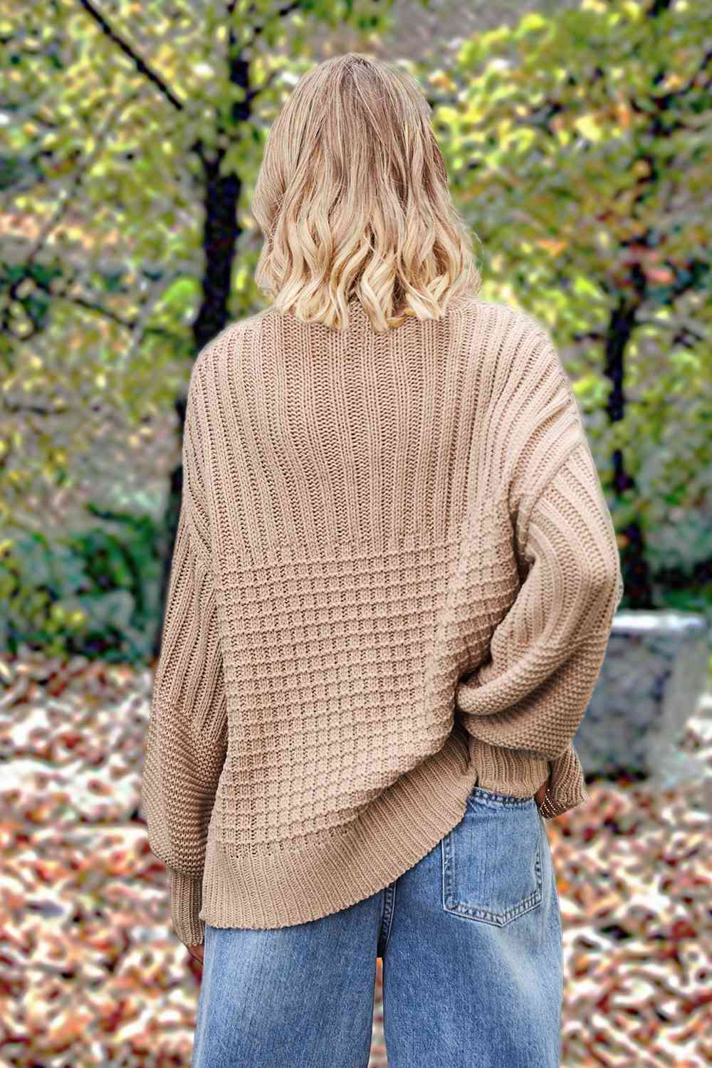 Round Neck Lantern Sleeve Sweater [Spirit and Rebel]   