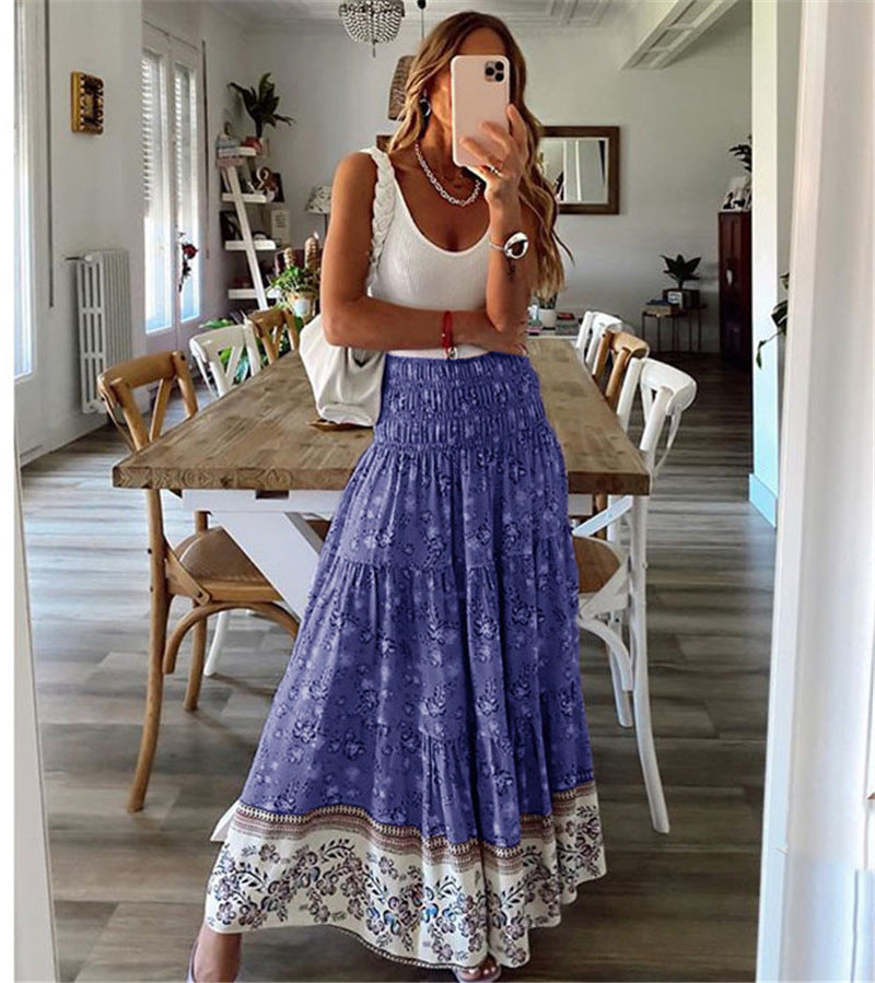 Wildflower Wanderer Boho Maxi Skirt [Spirit and Rebel]   