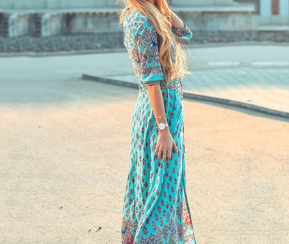 Dreamy Daze Boho Maxi Dress [Spirit and Rebel]   