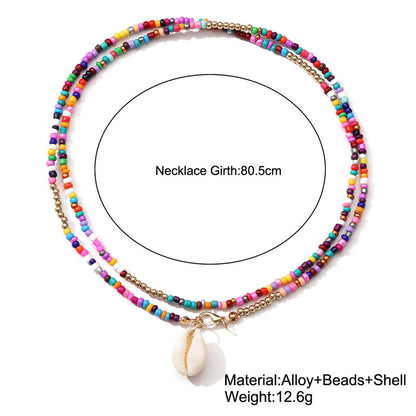 Bohemian Shell Choker Necklace [Spirit and Rebel]   