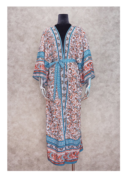 Wanderlust Boho Half Sleeve Kimono Beach Cover Up [Spirit and Rebel]   