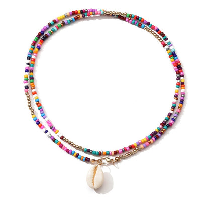 Bohemian Shell Choker Necklace [Spirit and Rebel]   