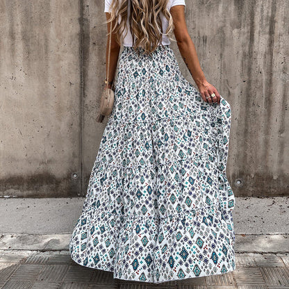 Bohemian Flow Long Skirt [Spirit and Rebel]   