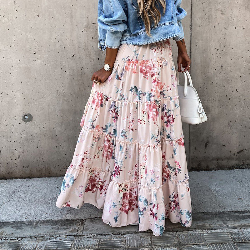 Bohemian Flow Long Skirt [Spirit and Rebel]   