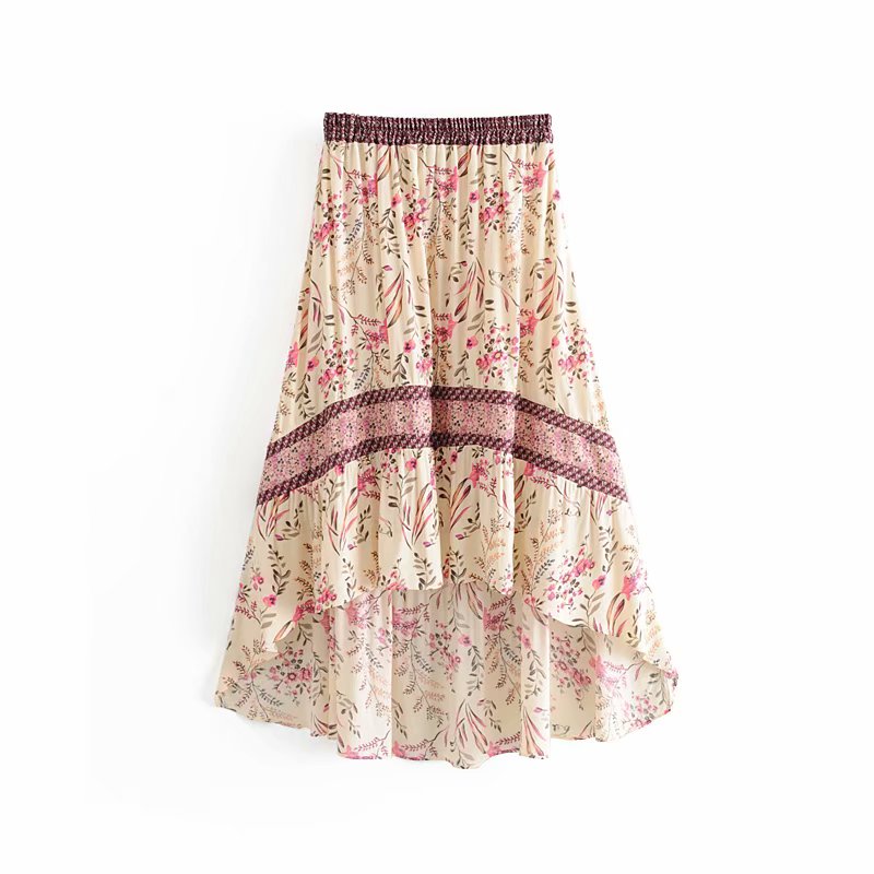 Bohemian Bliss Cut Out Dress and Top Skirt Boho Set [Spirit and Rebel]   