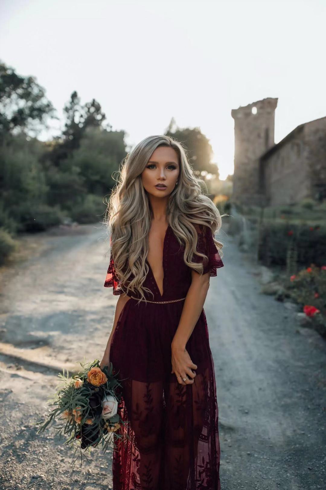 Lace Goddess Boho Maxi Dress [Spirit and Rebel]   