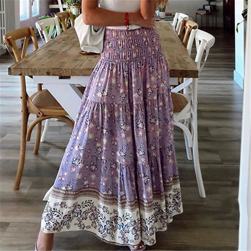 Wildflower Wanderer Boho Maxi Skirt [Spirit and Rebel]   