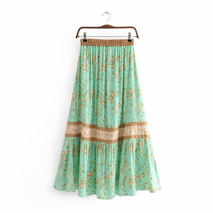 Bohemian Bliss Cut Out Dress and Top Skirt Boho Set [Spirit and Rebel]   