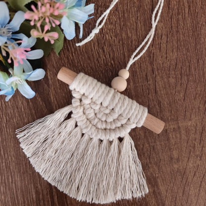 Mini Bohemian Macrame Hanging Ornament [Spirit and Rebel]   