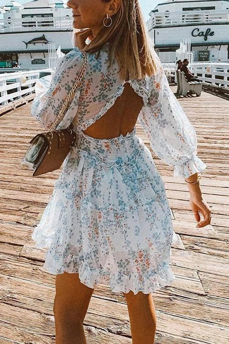 Dreamy Boho Open Back Dress [Spirit and Rebel]   