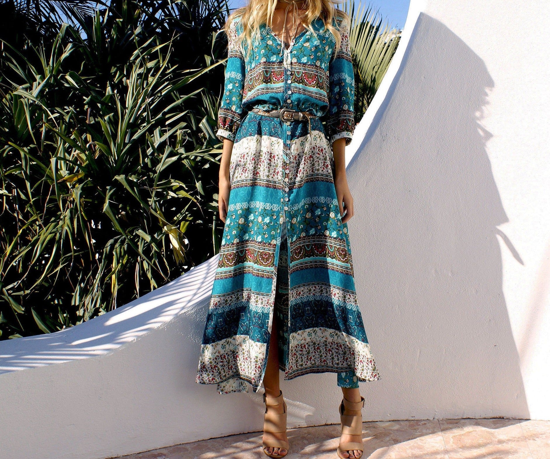 Dreamy Daze Boho Maxi Dress [Spirit and Rebel]   