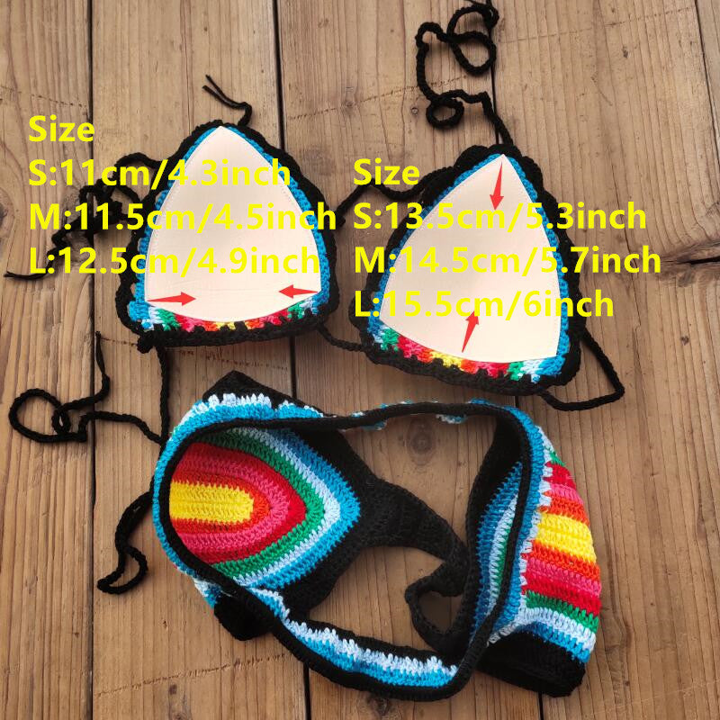 Radiant Waves Handmade Crochet Boho Bikini Set [Spirit and Rebel]   