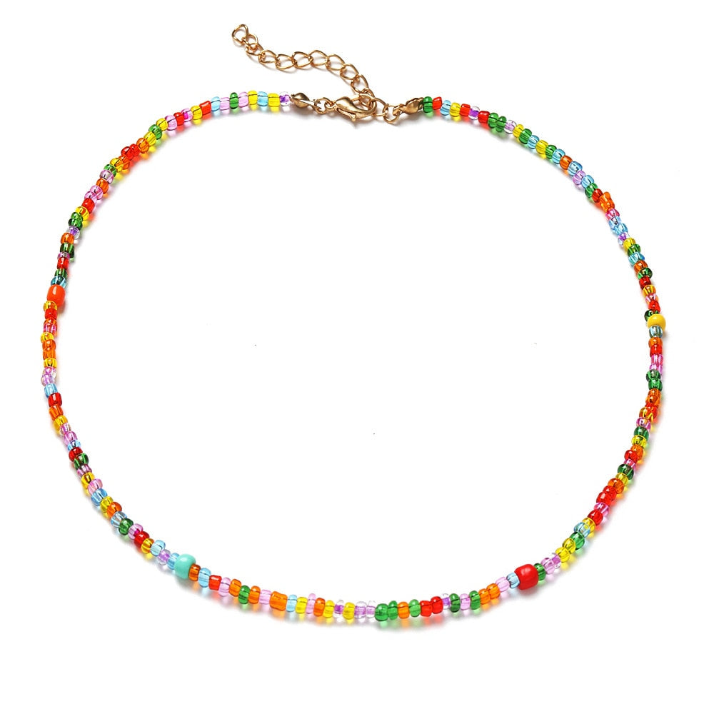 Bohemian Shell Choker Necklace [Spirit and Rebel] 44389  