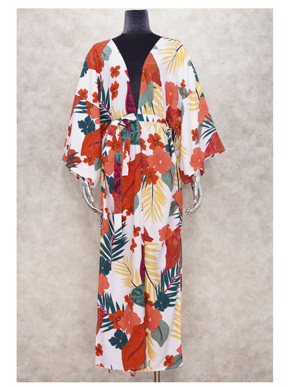 Wanderlust Boho Half Sleeve Kimono Beach Cover Up [Spirit and Rebel]   