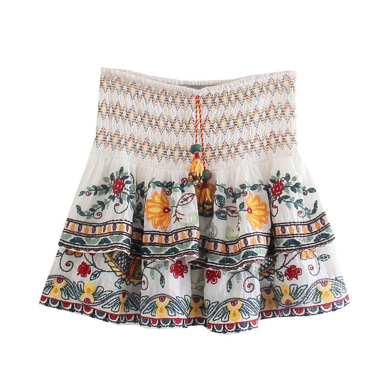 Free Spirit Ensemble Boho Top & Skirt [Spirit and Rebel]   