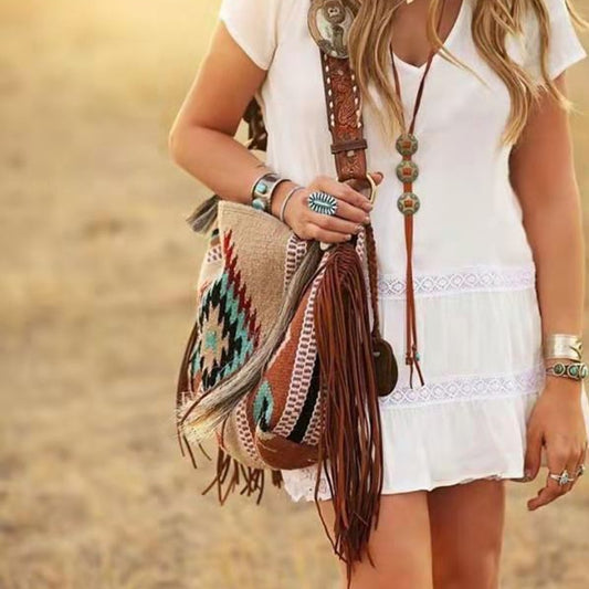 Limited Edition Boho Haven Tassel Shoulder Bag [Spirit and Rebel]   