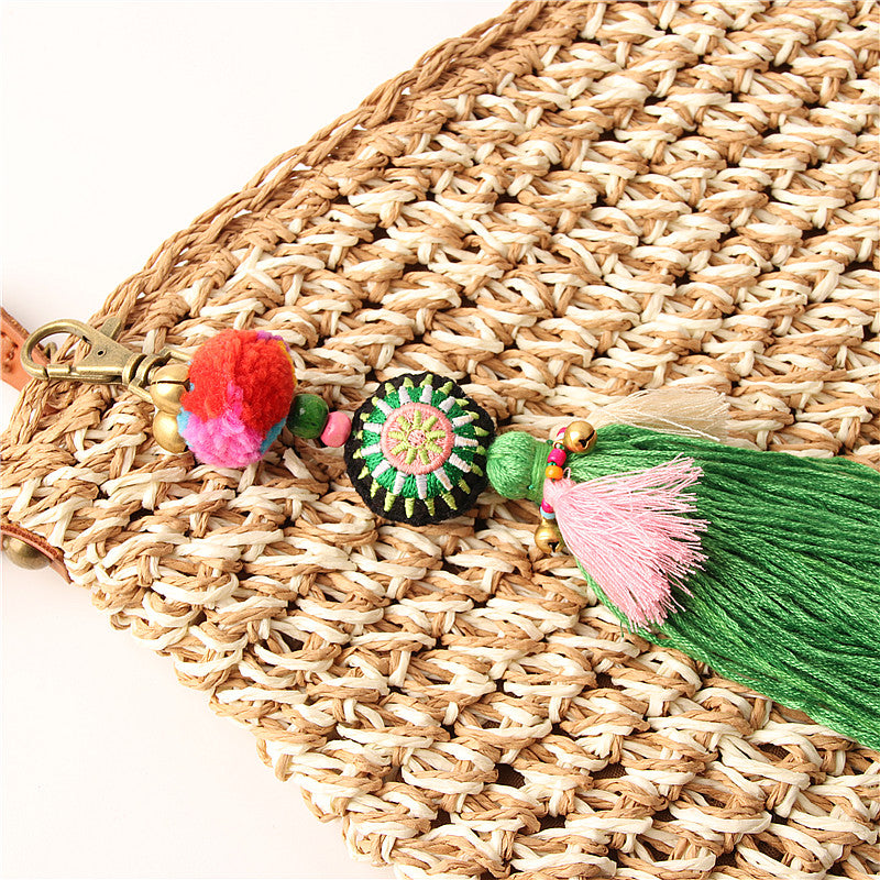 Cute Boho Pompon Bag Pendant [Spirit and Rebel]   