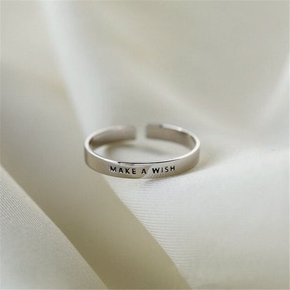 Matte Make A Wish Ring [Spirit and Rebel] Make a wish  